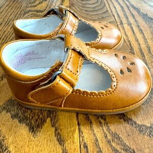 Angel Baby Girls Mary Jane, Brown - Size 2 EUC